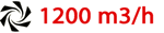 1200 m3/h